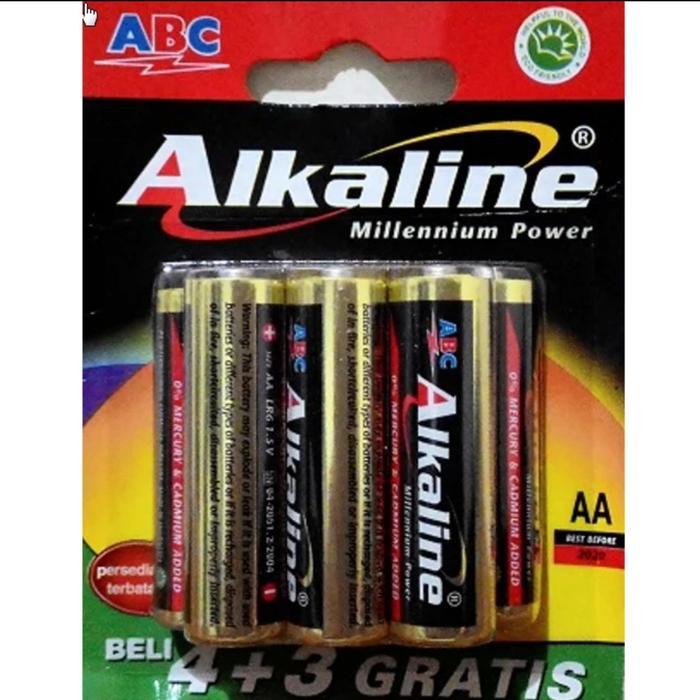 Baterai ABC Alkaline AA /AAA isi 7