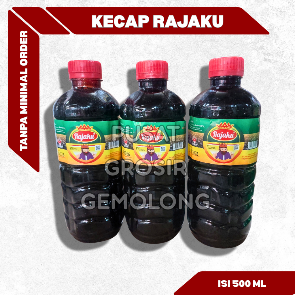 KECAP MANIS RAJAKU ISI 500ml HITAM PEKAT MANIS