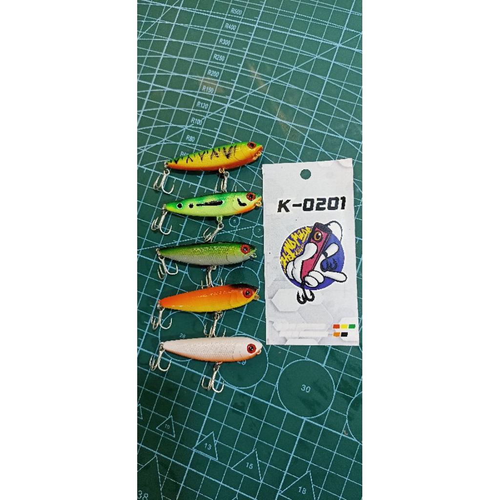 WTD 5,5 CM BAHAN ABS PLASTIK HM K-LURE