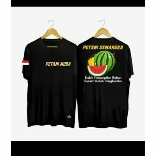 KAOS LENGAN PENDEK PETANI MUDA PETANI SEMANGKA