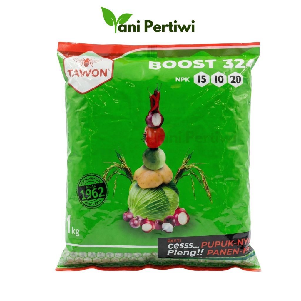 PUPUK TAWON NPK 15-10-20  BOOST 324 1kg Pupuk GROWER