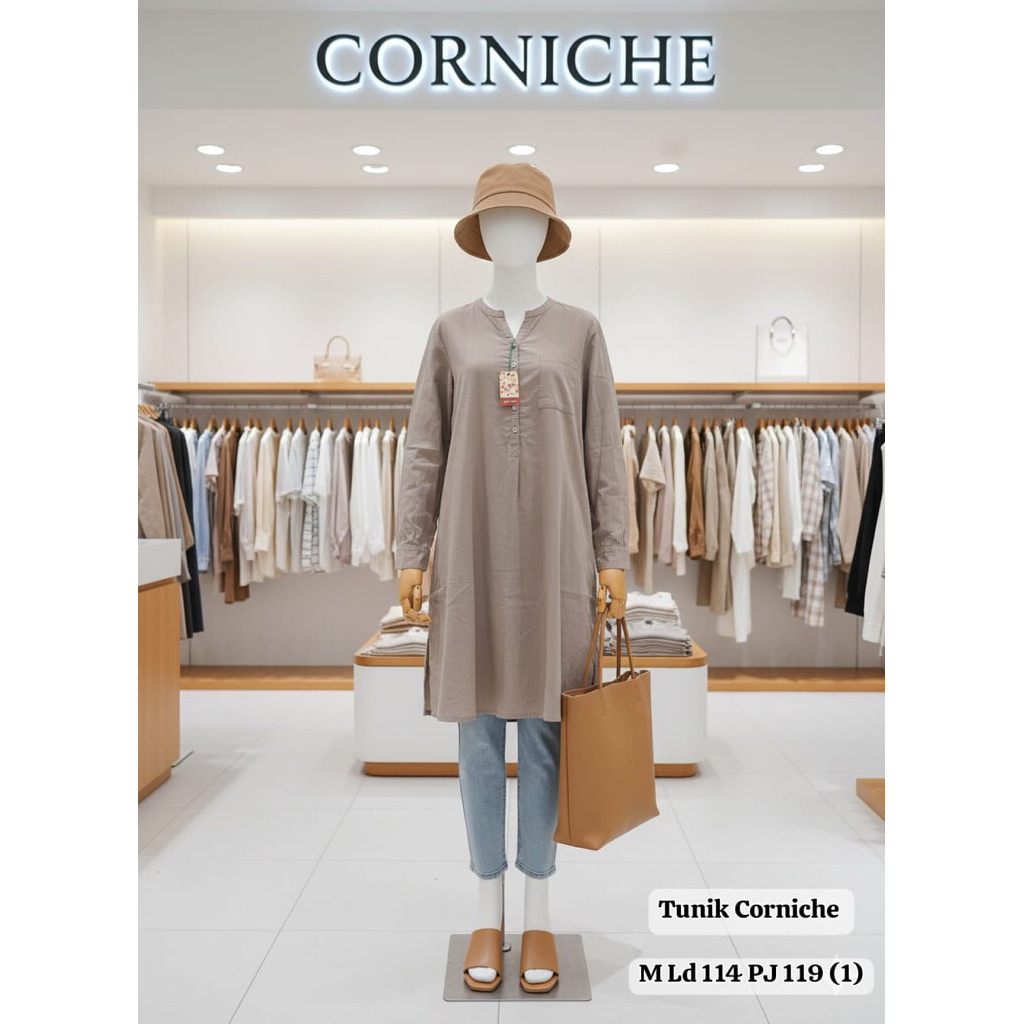 ATASAN KEMEJA BLOUS TUNIK CORNICHE