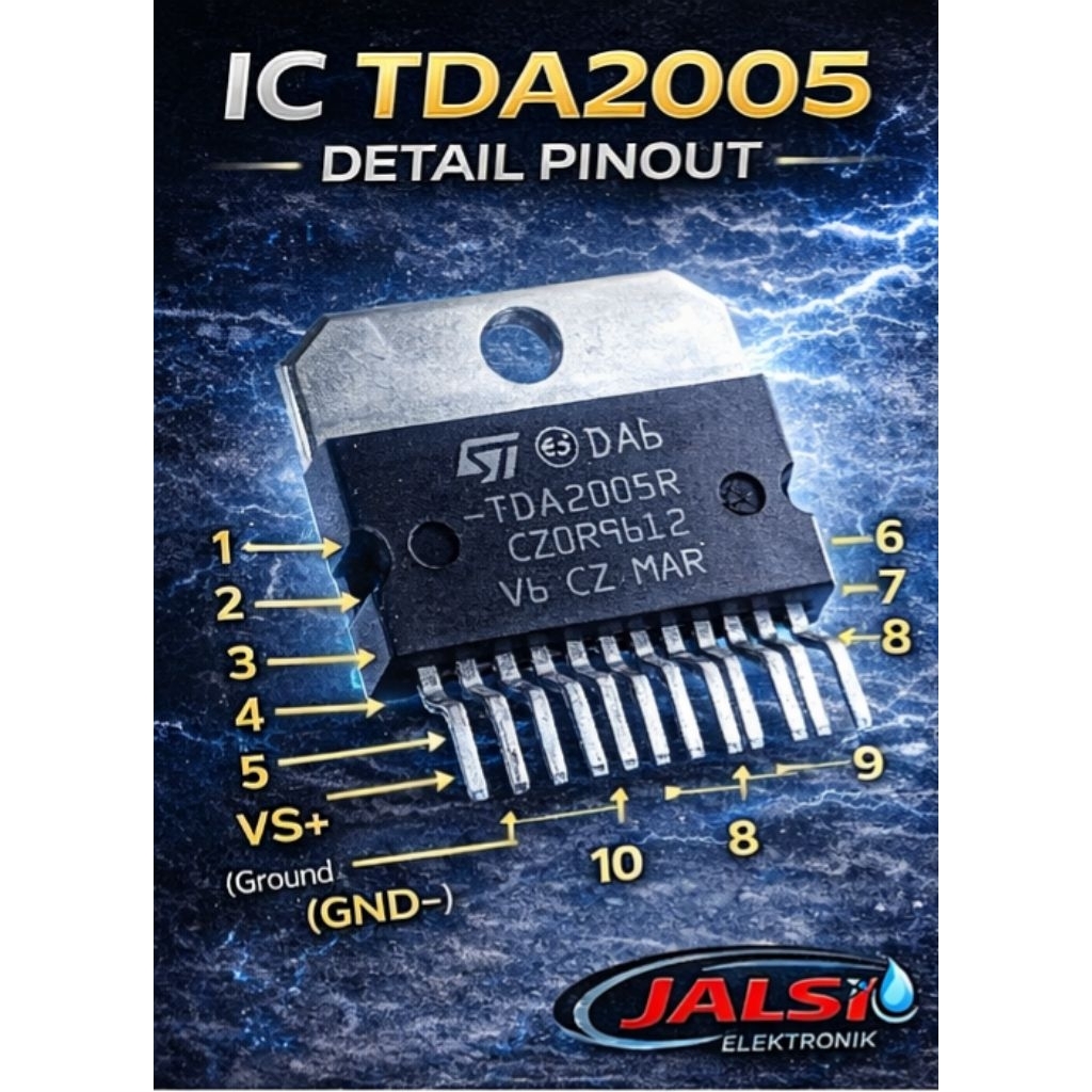 IC TDA2005 – Power Amplifier Audio