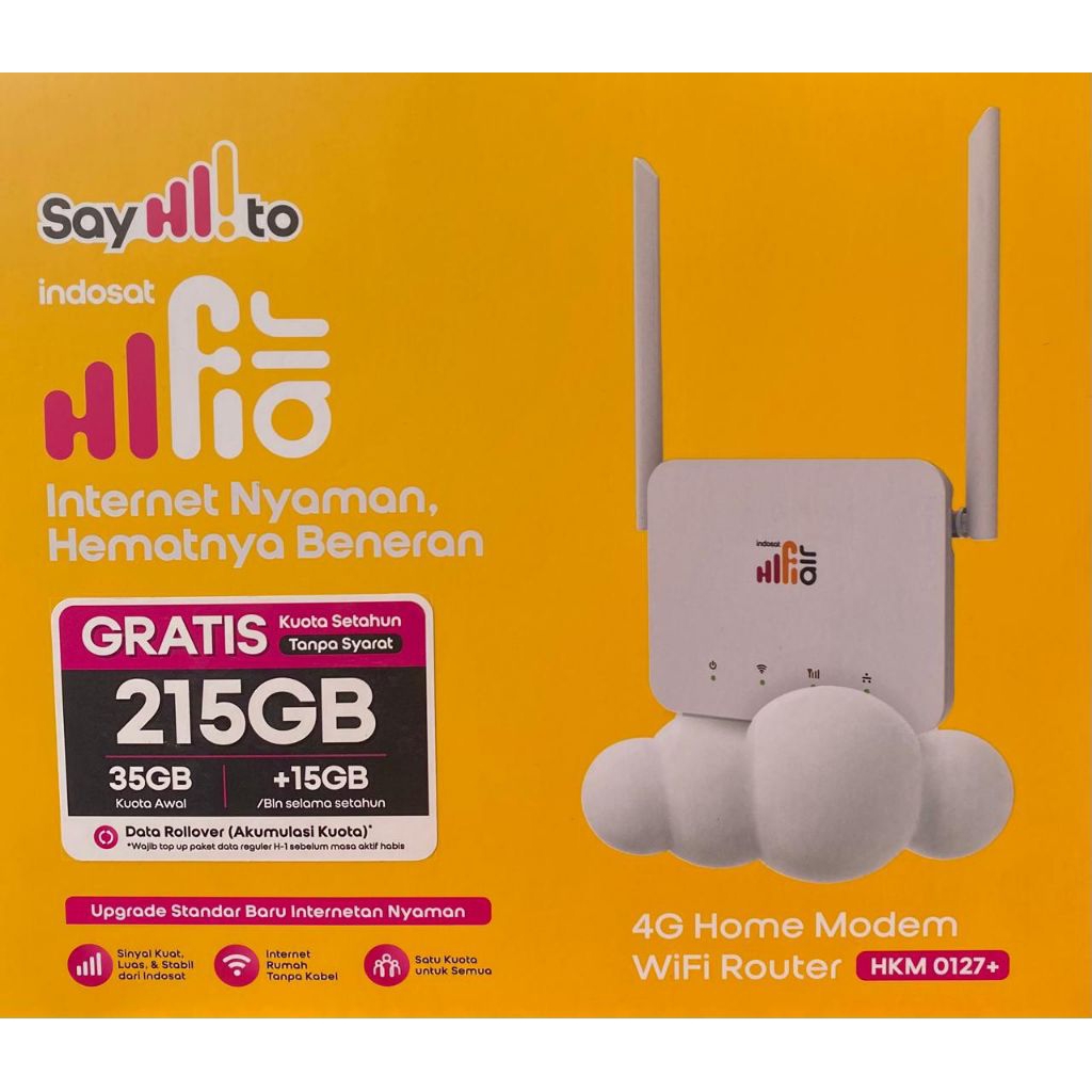 WIFI HKM 0127+ HiFi Air Indosat