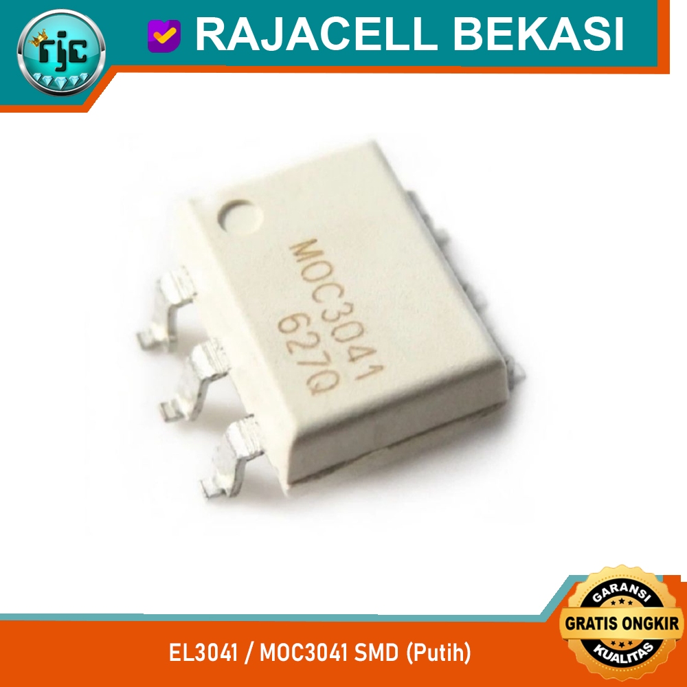 IC EL3041 MOC3041 SMD SOP-6 Zero Cross Triac Driver Optocoupler White Body Optoisolator Original