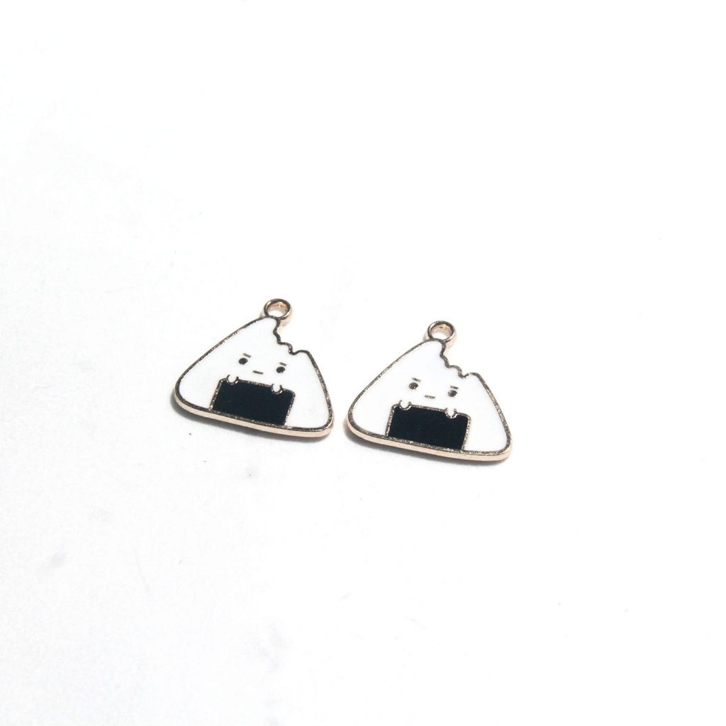 Charm Enamel Kucing Imut 1 PC | Charm Enamel Epoxy Cat | Charm Enamel Onigiri