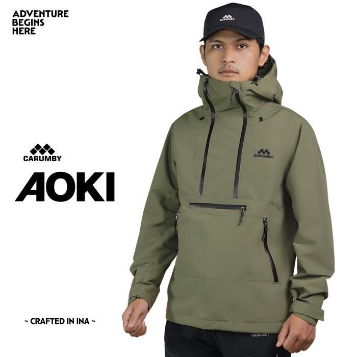 Jaket Gunung Carumby Aoki Polos Pria Wanita Unisex