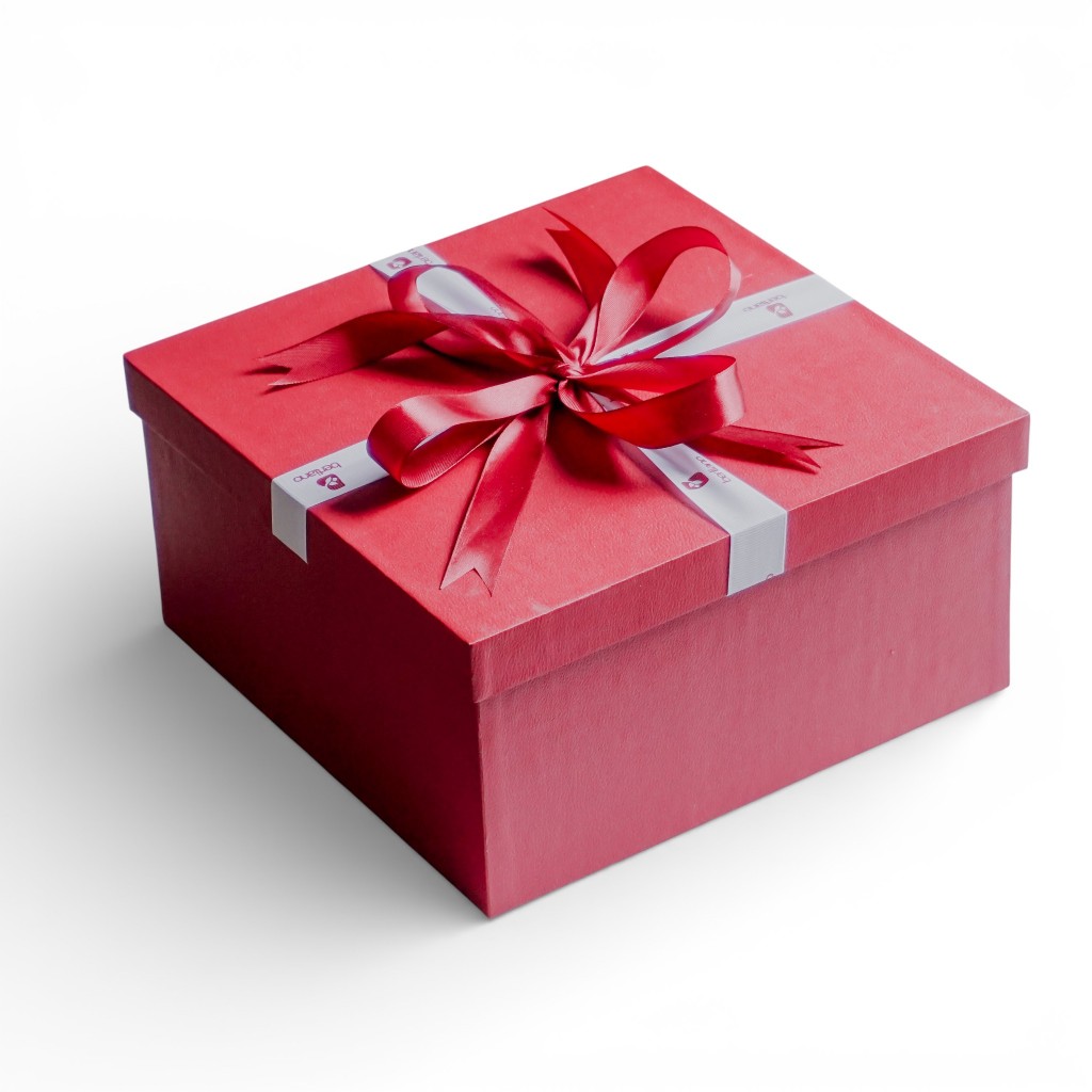 Berliano Leather Box Pita Merah Hardbox - Box Hampers Berliano