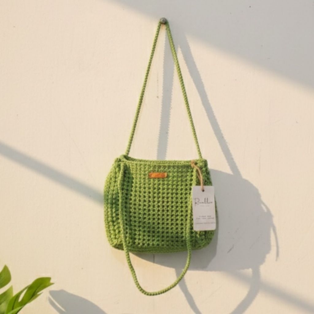Tas Rajut YUME Selempang/Slingbag 2in1 Handmade