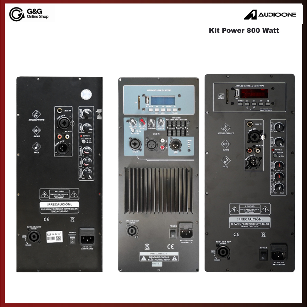 Power Kit Speaker Aktif 800 Watt dengan Bluetooth TWS dan Echo Original I GNG AUDIO