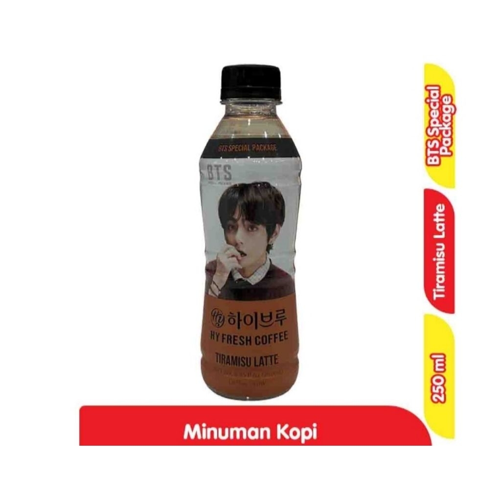 HY BTS Coffee Minuman Kopi Tiramisu Botol 250 ml