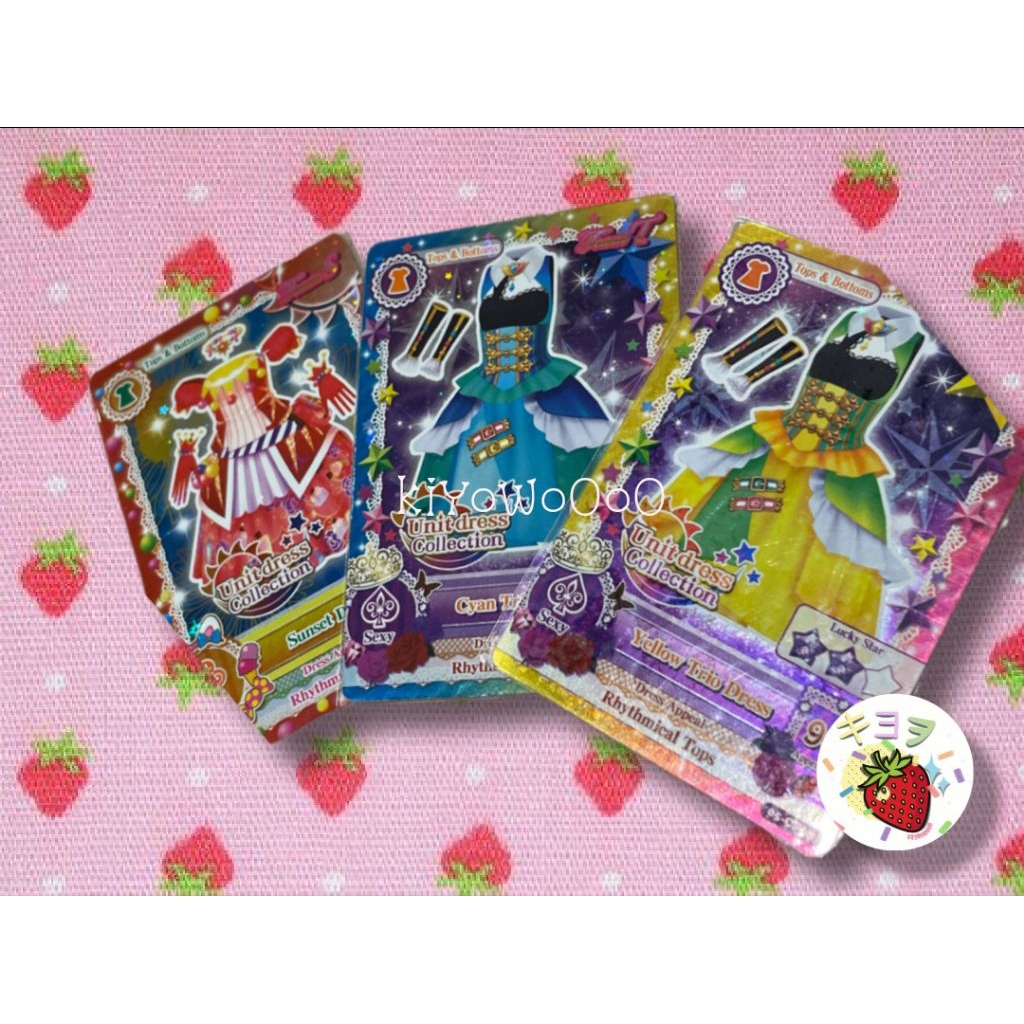 Kartu Aikatsu Card Soleil Satuan Unitdress Collection (Mizuki & Ichigo)
