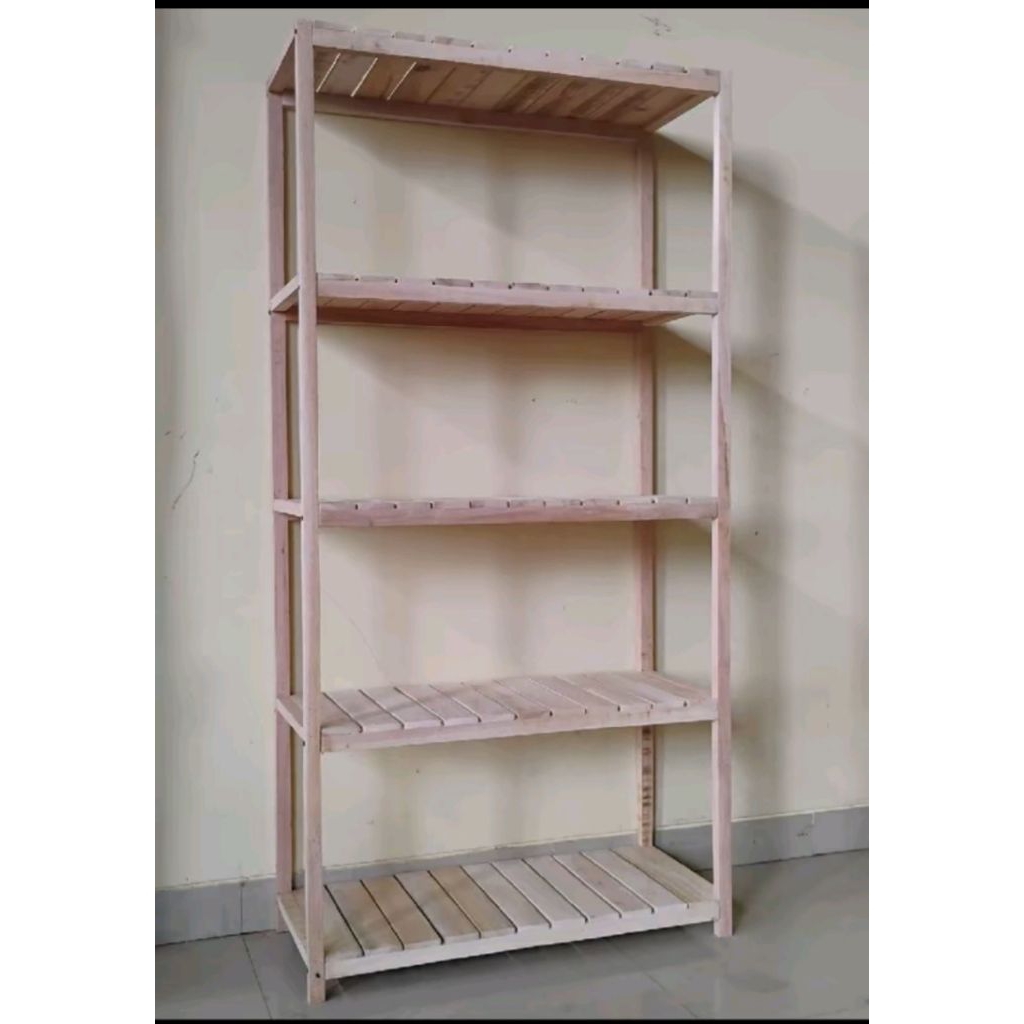 rak besar susun 5  serbaguna panjang 60cm lebar 25cm tinggi 135cm