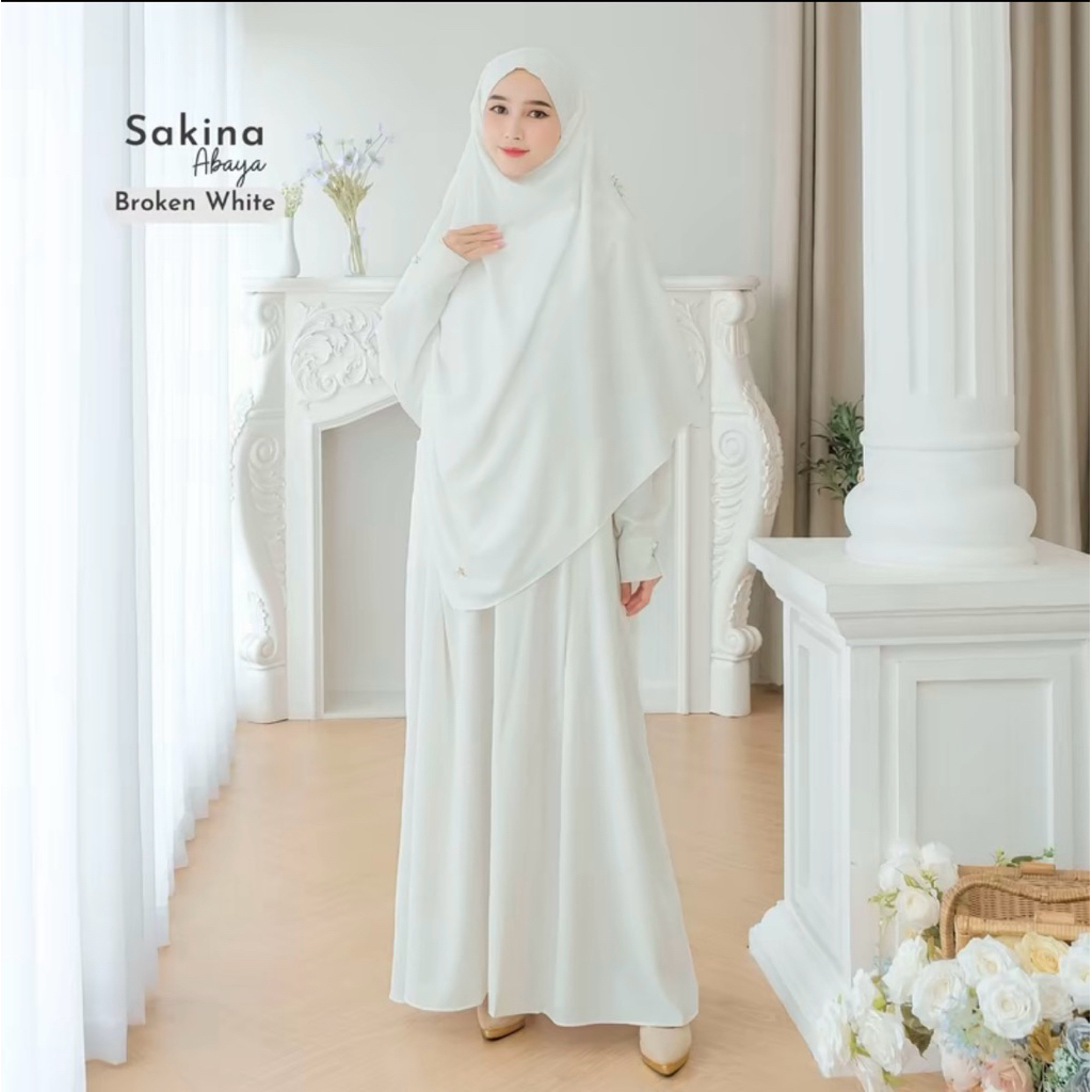 sakina abaya by albata hijab preloved (abaya only)