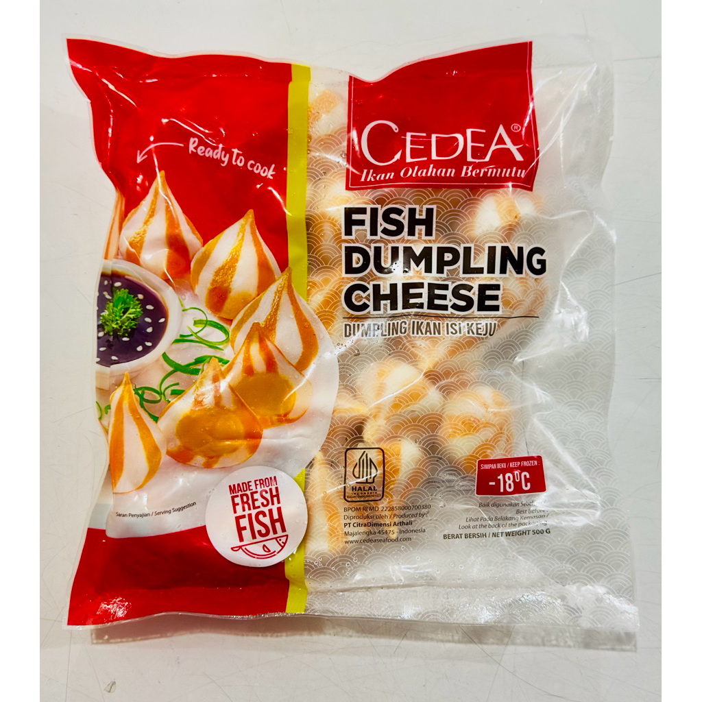 CEDEA DUMPLING CHEESE 500 GR / DUMPLING KEJU / CEDEA