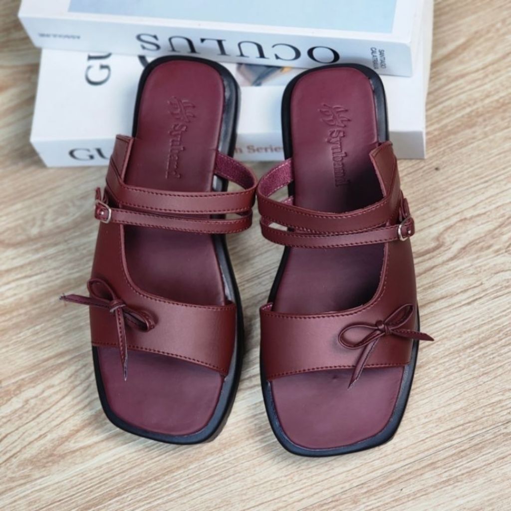 SANDAL WANITA KEKINIAN/SANDAL WANITA ANTI SLIP/SANDAL LEBARAN