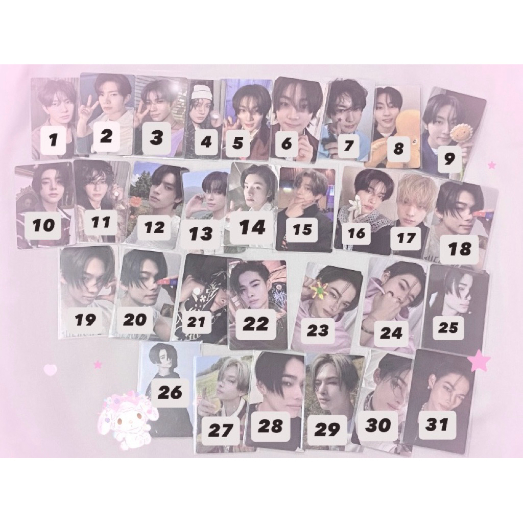 [ OFFICIAL ] Photocard Enhypen Heeseung Jungwon Jake Ni-ki Romance Untold Orange Blood Dark Album En