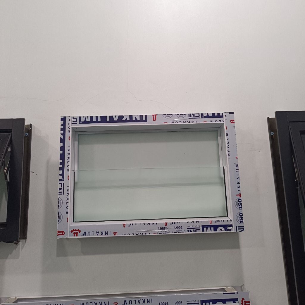 Jendela Boven Aluminium Kaca Zigzag - 40x60 cm, dan 40 x 80