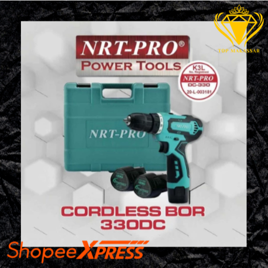 NRT-PRO Bor Cordless / Bor Baterai Type 330 DC