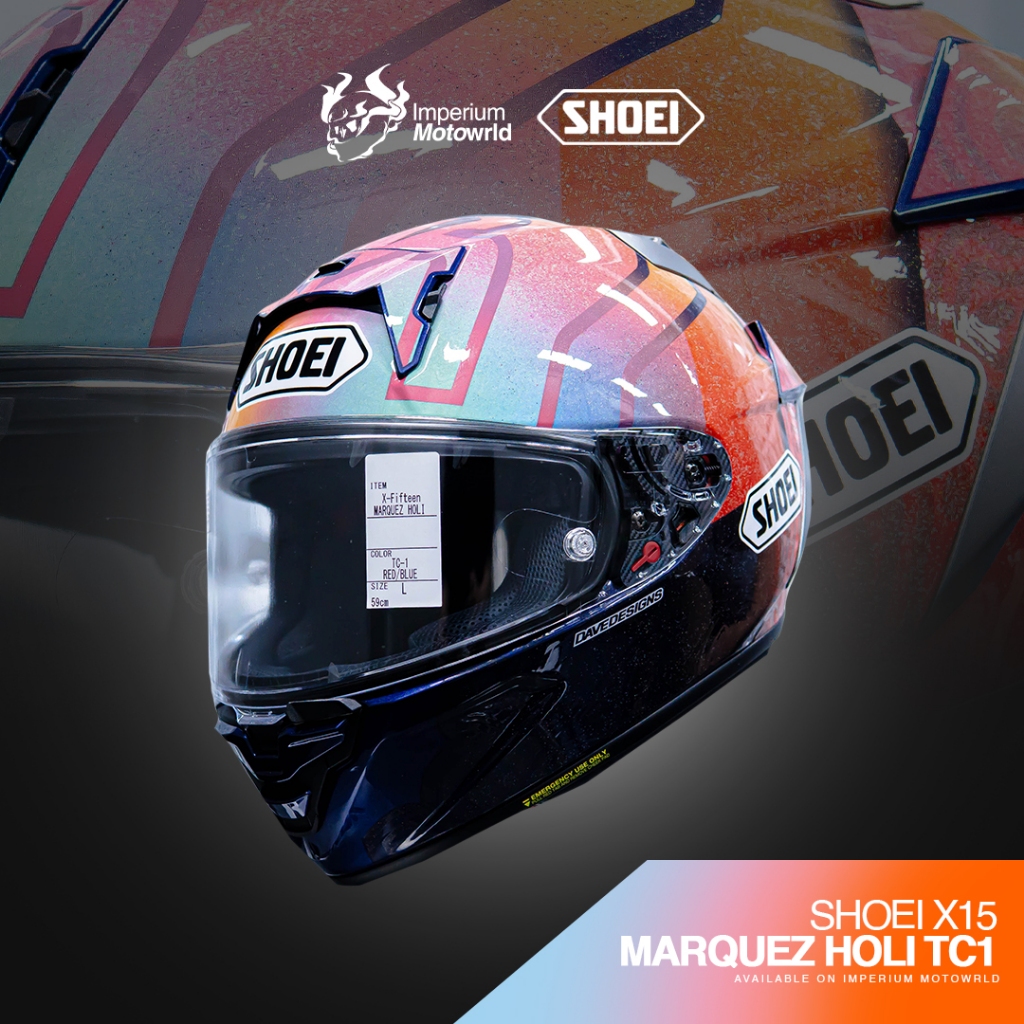 SHOEI X-15 HOLI MARQUEZ HOLI | SIGNATURE GRAPHIC EDITION