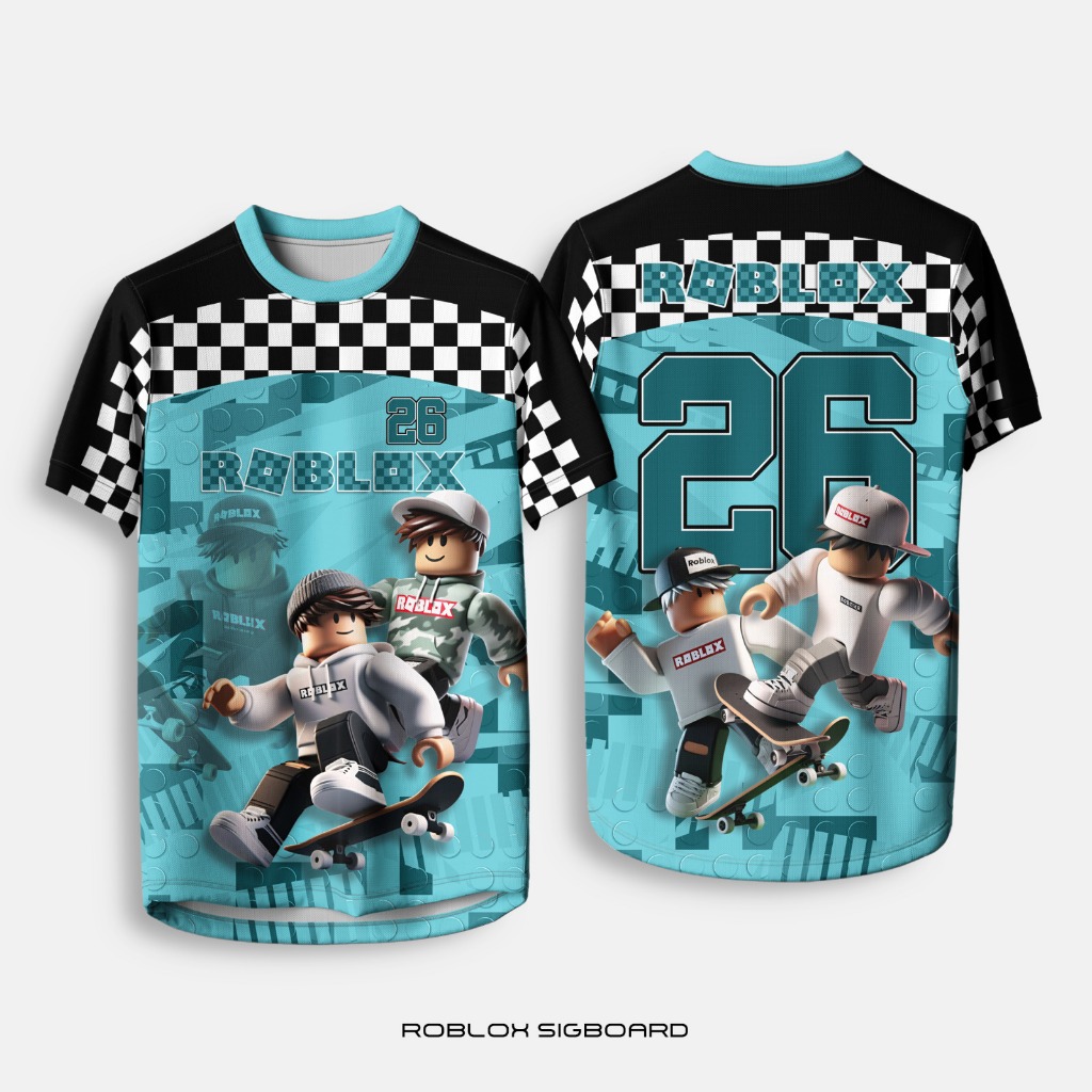 Jersey Harian Drifit Premium 3R Roblox (  Roblox Sigboard )