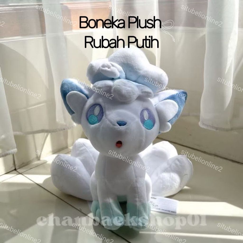 Boneka Plush Rubah Putih - Boneka Rubah