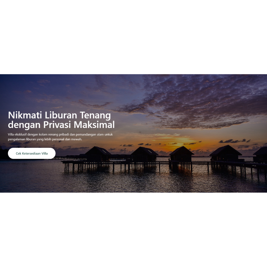 Web Penyewaan Hotel, Villa & Apartemen