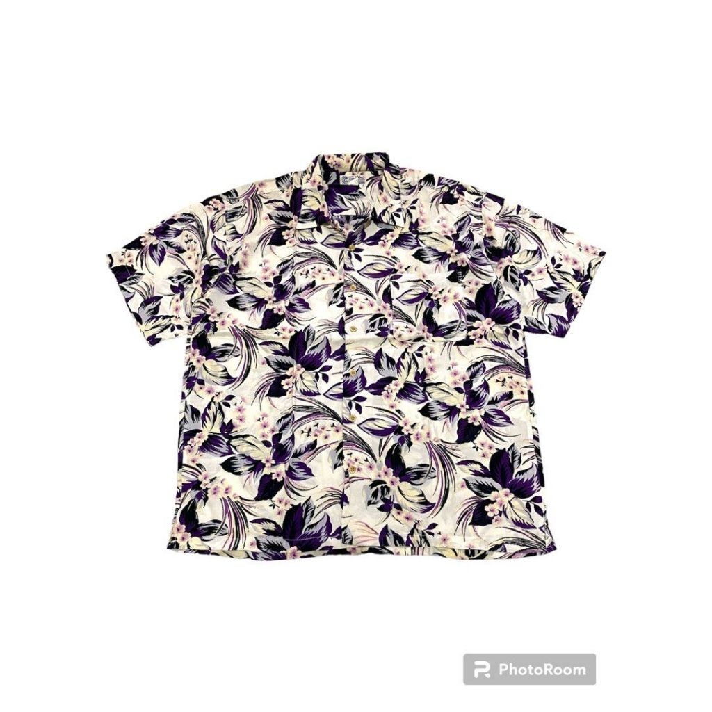 VINTAGE TOM SHORT HAWAIIAN SURF SHIRT | KEMEJA | STFT