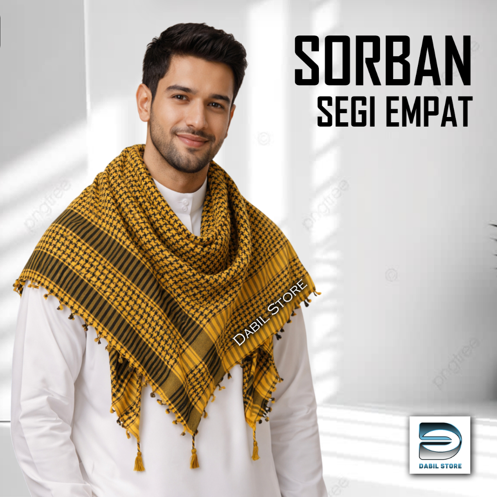 Sorban Rumbai Motif Terbaru/Sorban Palestine Terbaru/Sorban Hijab/Sorban Ronce Unisex