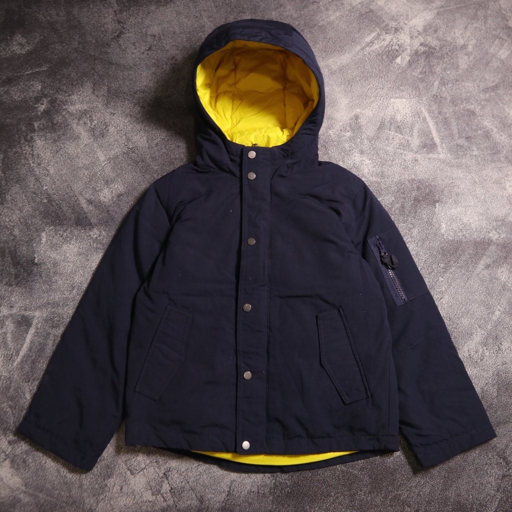 JAKET ANAK GU BY UNIQLO OUTDOOR GOOSE DOWN PUFFER KIDS PARKA JACKET AN4 SIZE ANAK 130