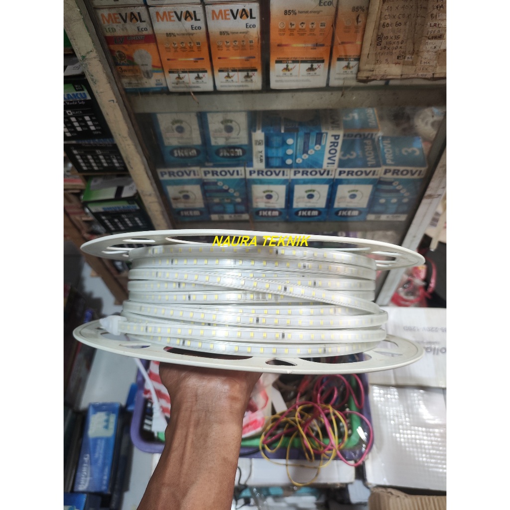 Lampu Strip LED / Lampu Hias / 120Mata Led Lampu 1ROLL 100 Meter