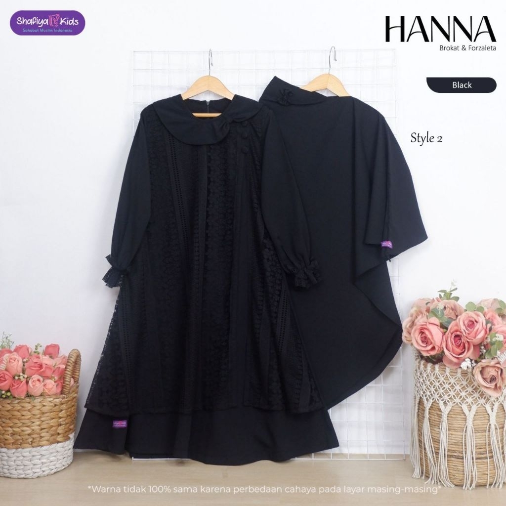 Gamis Brokat Hanna Series Shafiya Kids
