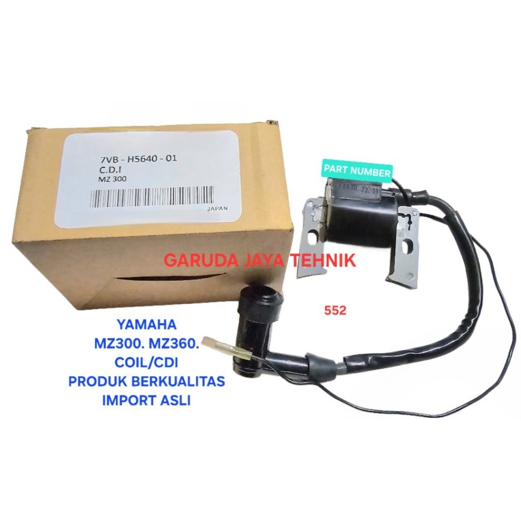 CDI COIL YAMAHA MZ300 MZ 300 MZ360 MZ 360 produk berkualitas standart asli yamaha (552)