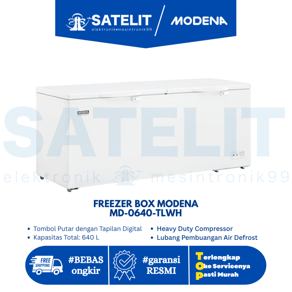 FREEZER BOX MODENA MD-0640-TLWH