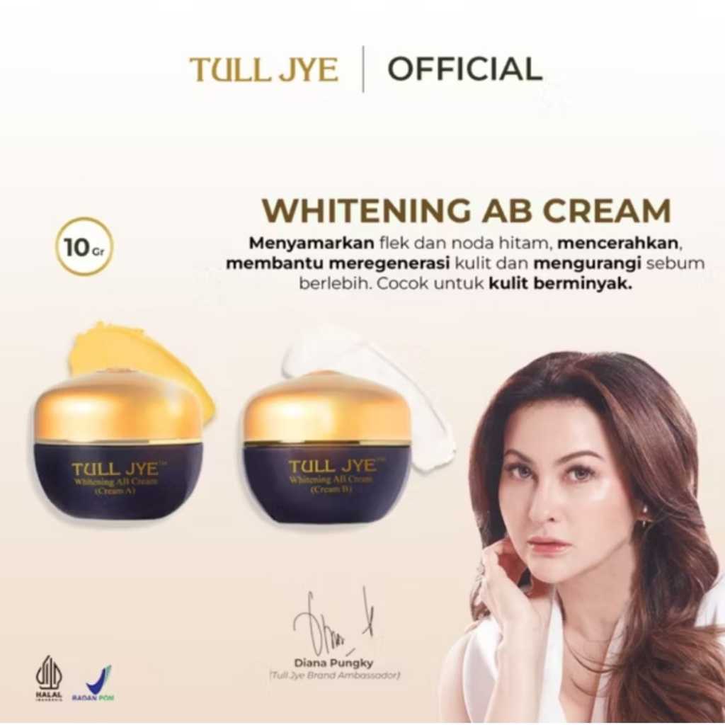 Tull Jye Whitening AB Merah / Tull Jye Cream Set Merah / Tull Jye Whitening Cream