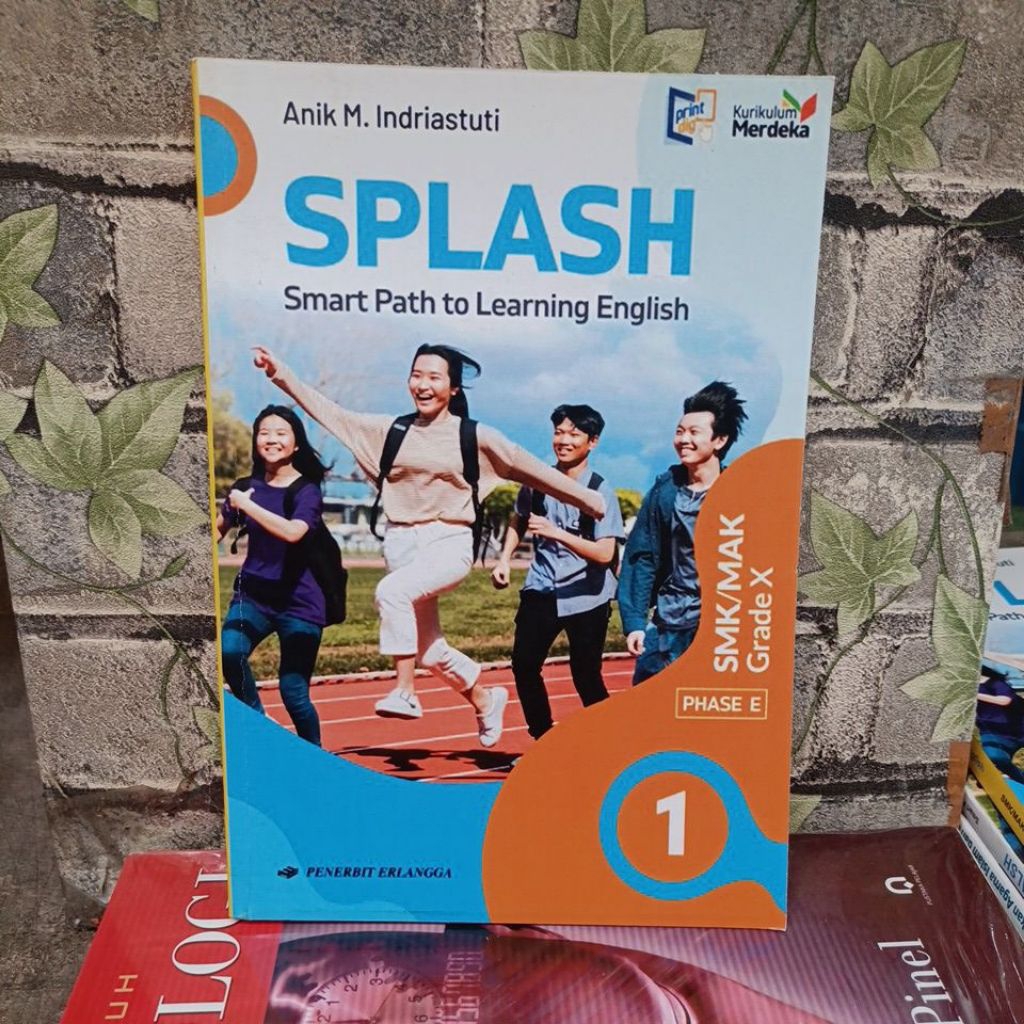 original bekas buku splash bahasa Inggris untuk kelas 10 SMK