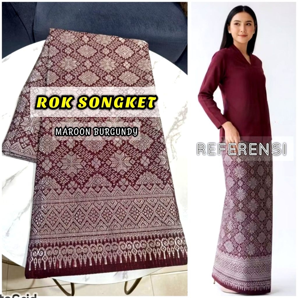 ROK SONGKET / Rok lilit jumbo / Rok siap pakai / SONGKET JUMBO / Songket jadi
