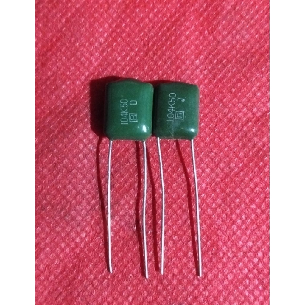 KAPASITOR MILAR 104K50 BARANG BARU