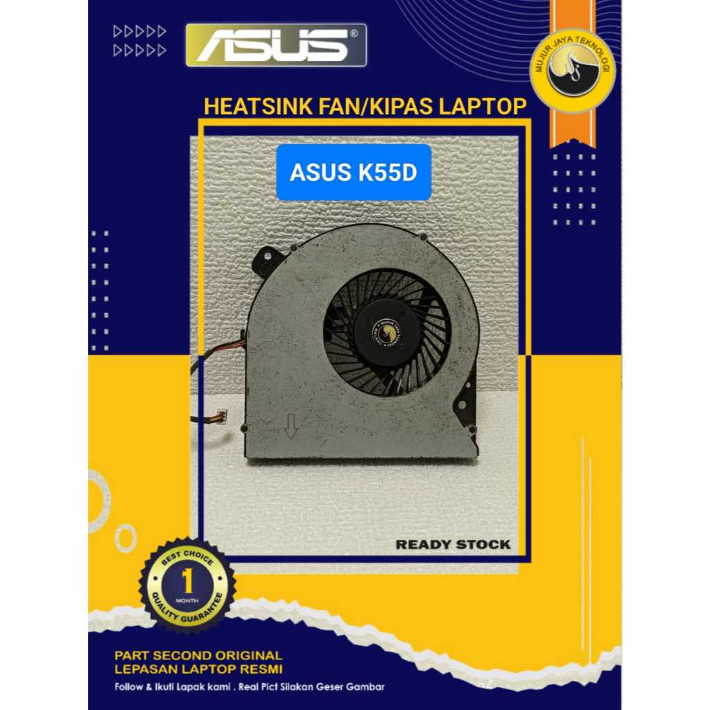 Fan HSF Heatsing GPU CPU  Kipas Laptop Asus K55 K55D K55N K55DR X550DP X55A K55DE AB0805HX-GK3