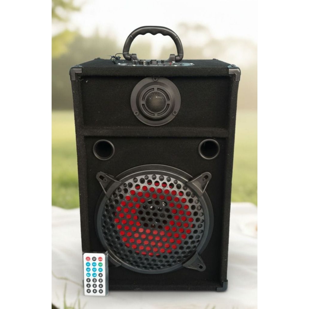 Speaker aktif full bass bluetooth karaoke