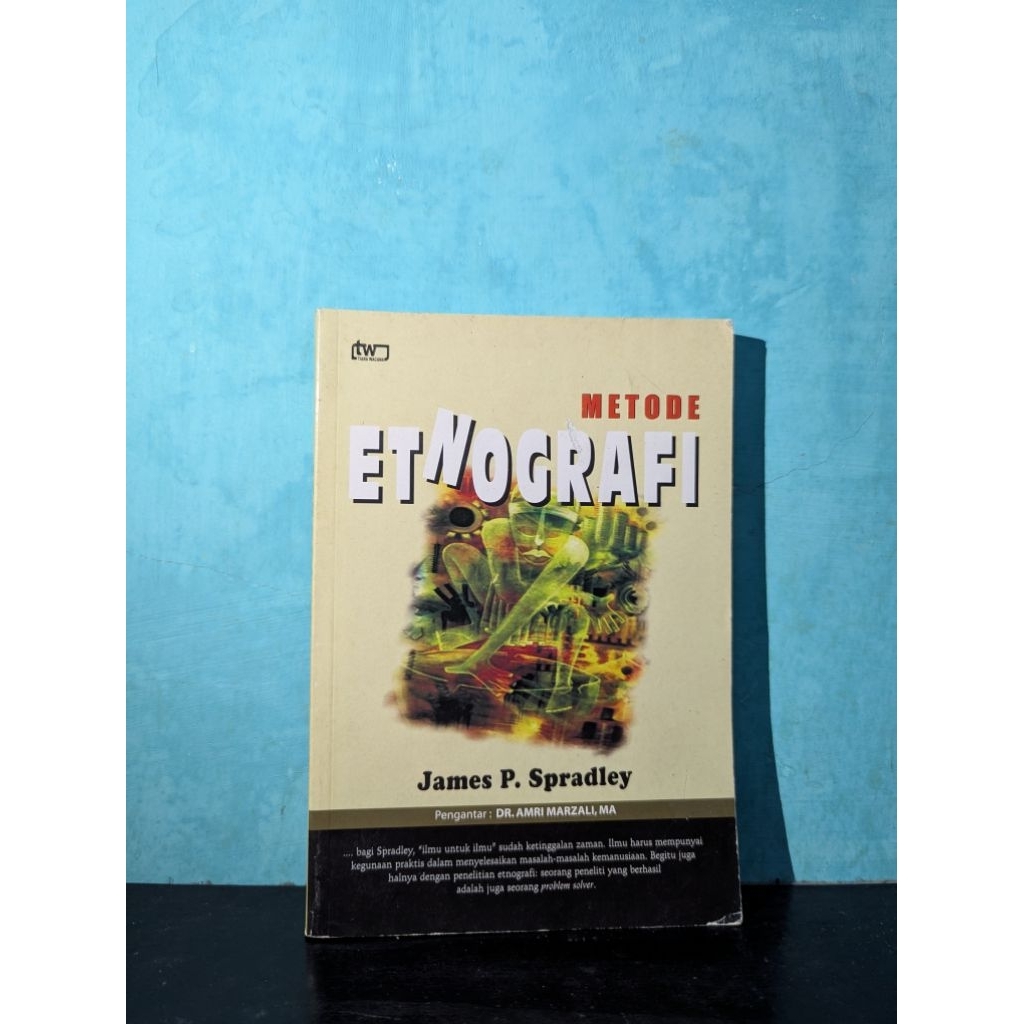 Buku Metode Etnografi - James P. Spradley | Buku bekas koleksi pribadi
