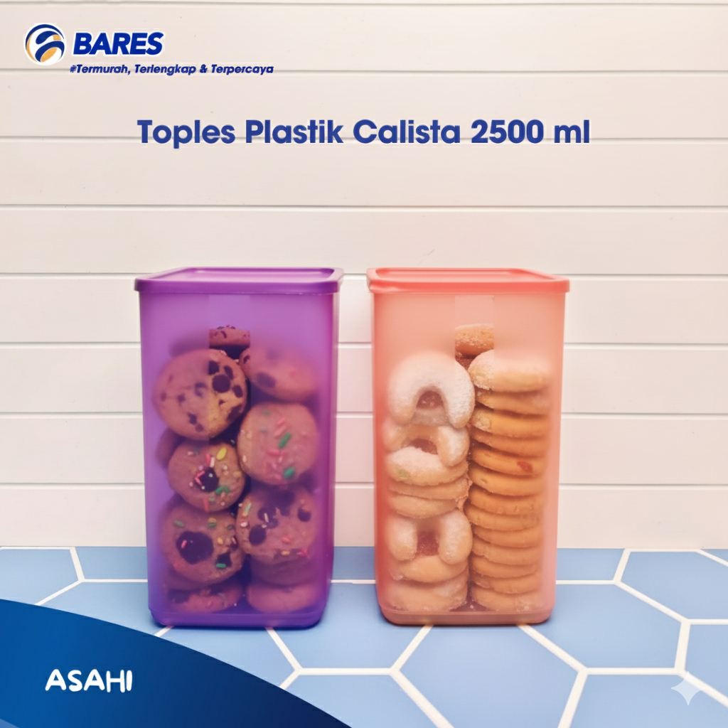 TOPLES PLASTIK CASLISTA ASAHI 2500ML TOPLES CALISTA ASAHI uk.XL / TOPLES TINGGI 2500ml