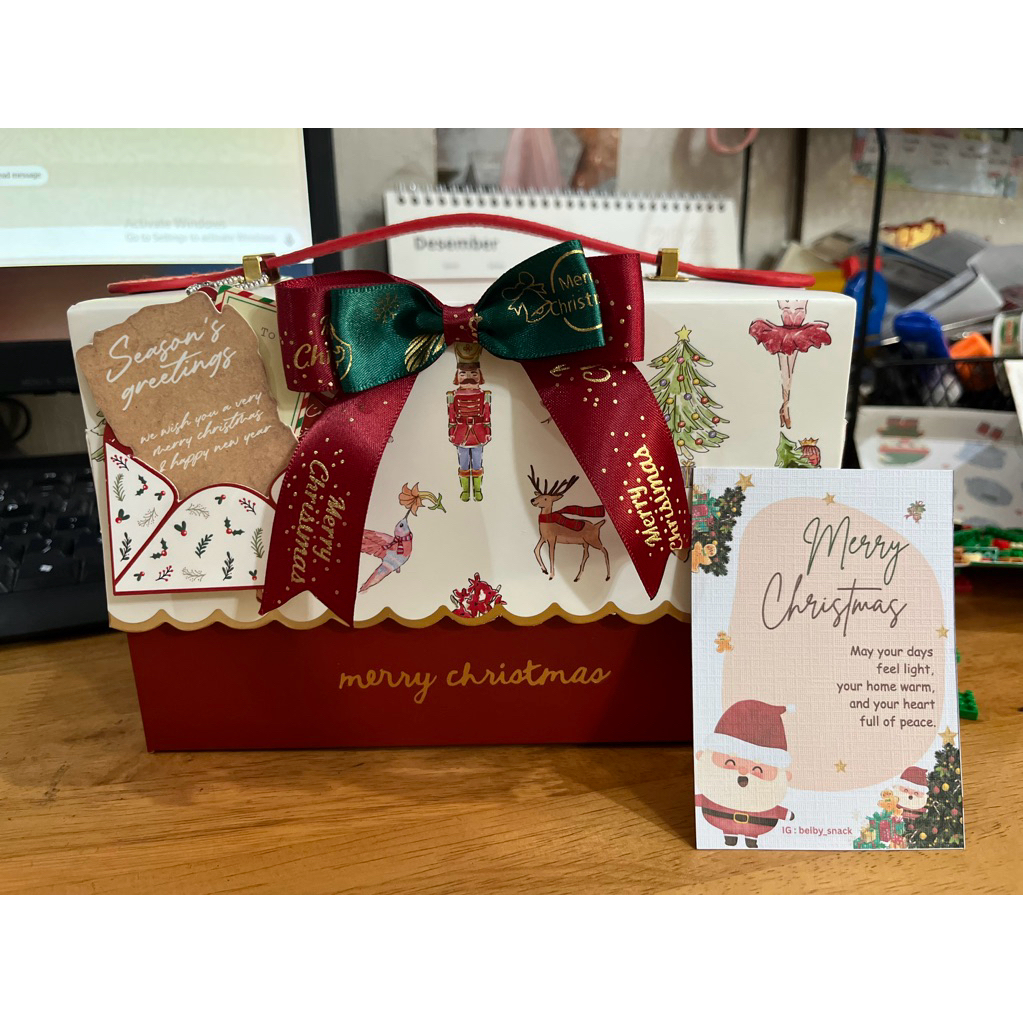 Kotak natal/ box natal/ hampers box natal