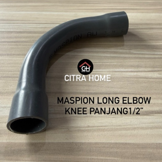 Maspion Long Elbow Knee Panjang PVC 1/2”