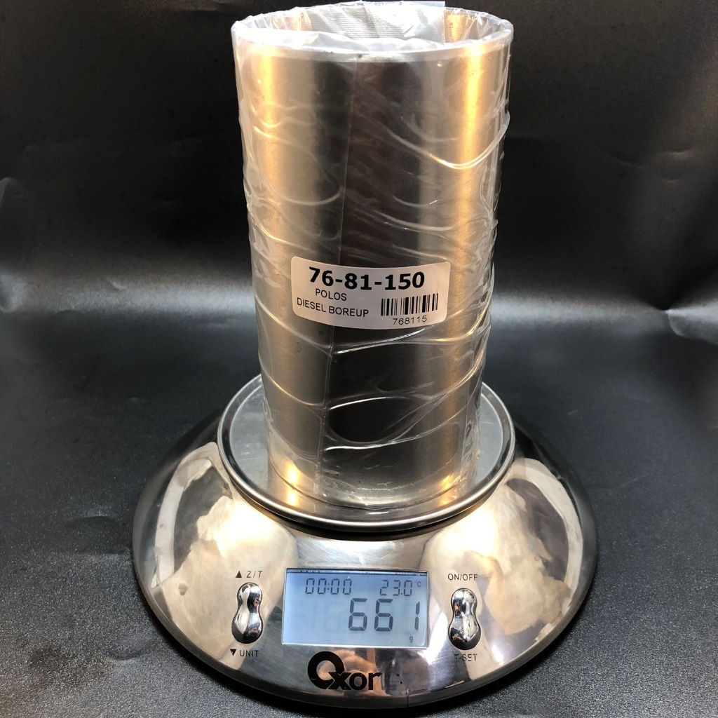 LINER DIESEL 76-81-150  (TANPA KUPING) CYLINDER BORING SANGAT COCOK UNTUK BOREUP MEMAKAI PISTON 77 S