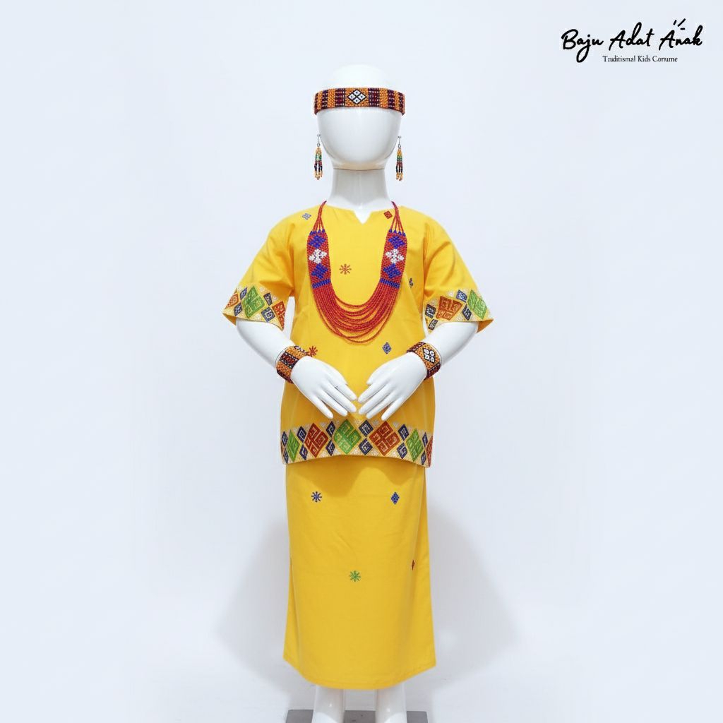 BAJU ADAT TORAJA ANAK PEREMPUAN | PAKAIAN ADAT TORAJA ANAK PEREMPUAN | KOSTUM TORAJA ANAK | BAJU DAE
