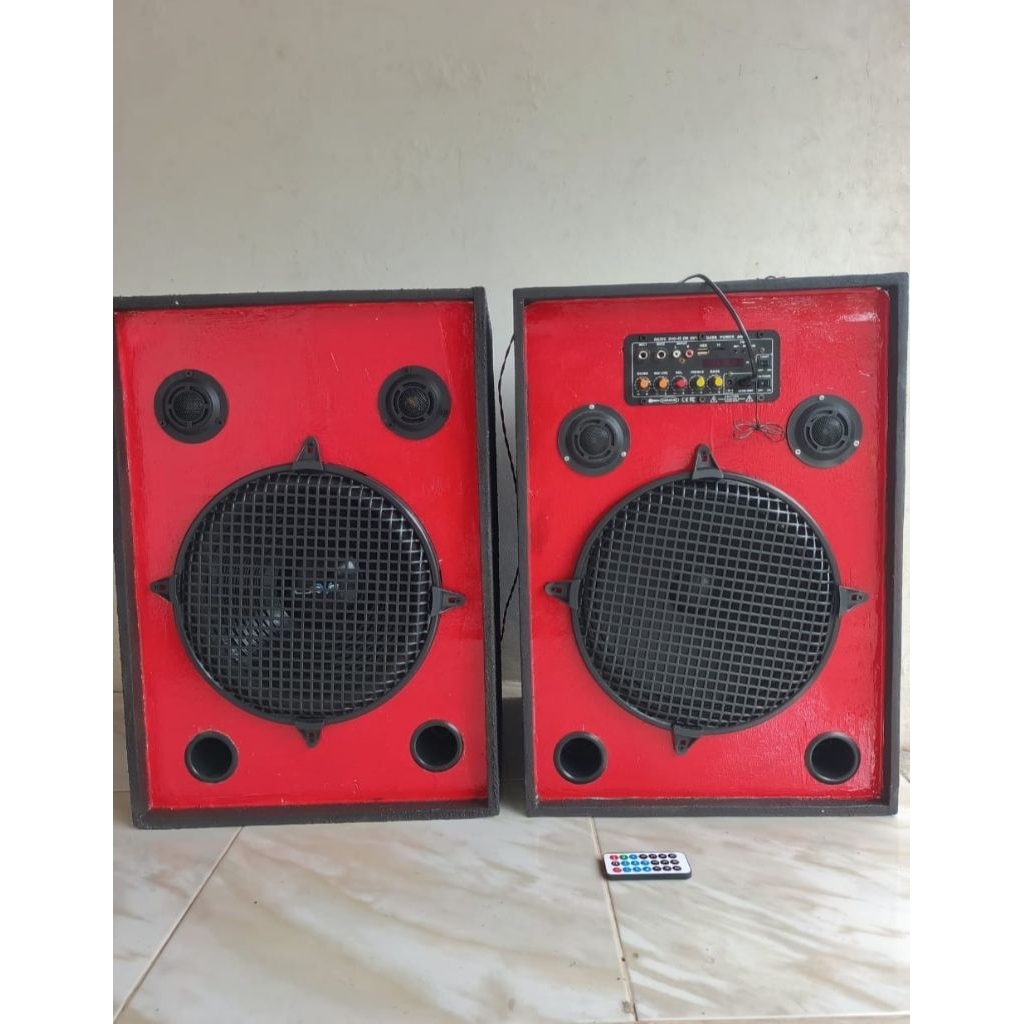 speaker aktif 12 inch rakitan double speaker