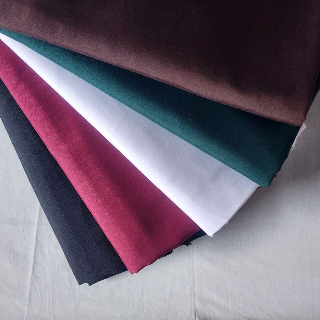 kain polymikro kain sprei kain sarung kain taplak meja kain katun polos lebar 240 cm per 3M