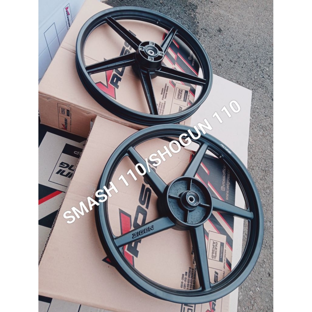 VELG/PELAK RACING V ROSSI PALANG 5 ZIGEN GOOSE SMASH 110/SHOGUN 110