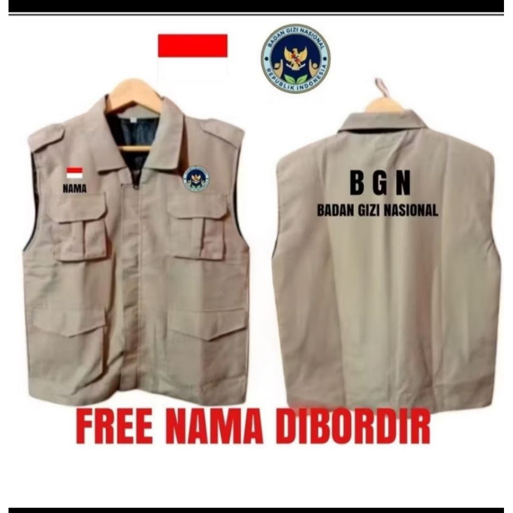 ROMPI BGN TERBARU/ VEST BGN TERBARU/ ROMPI SPPG TERBARU/ VEST SPPG TERBARU/ ROMPI BADAN GIZI NASIONA